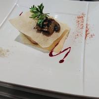 Croustillant de Foie Gras et ses Champignons des bois