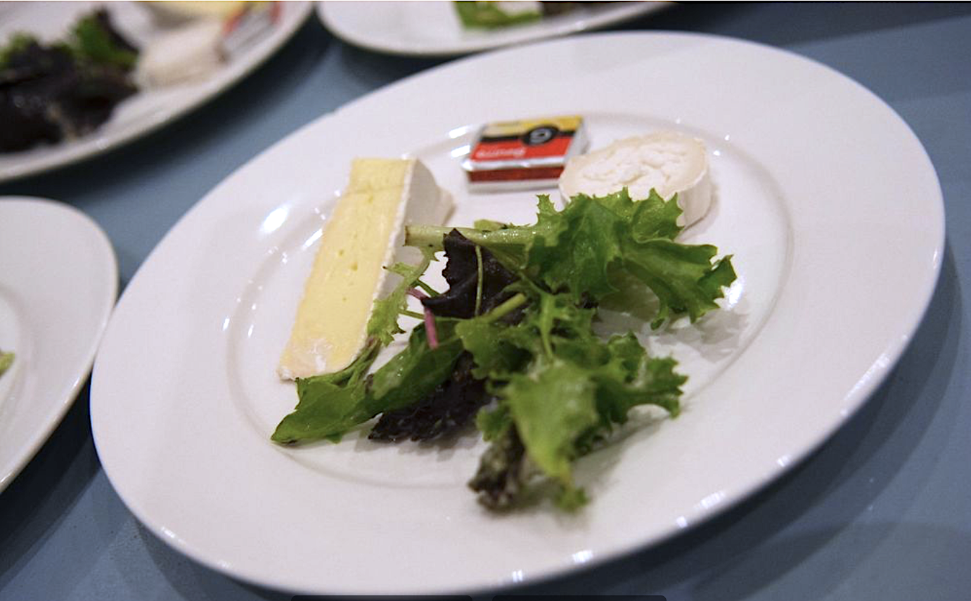 Fromages & Mesclun de salade et petit Beurre