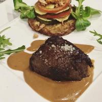 Pavé de Boeuf et son Millefeuille de Légume